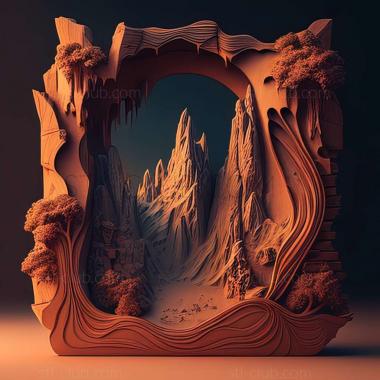 3D model matte painting (STL)